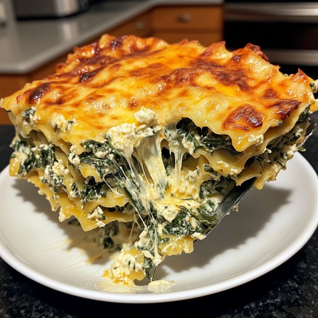 Sunday Spinach Lasagna