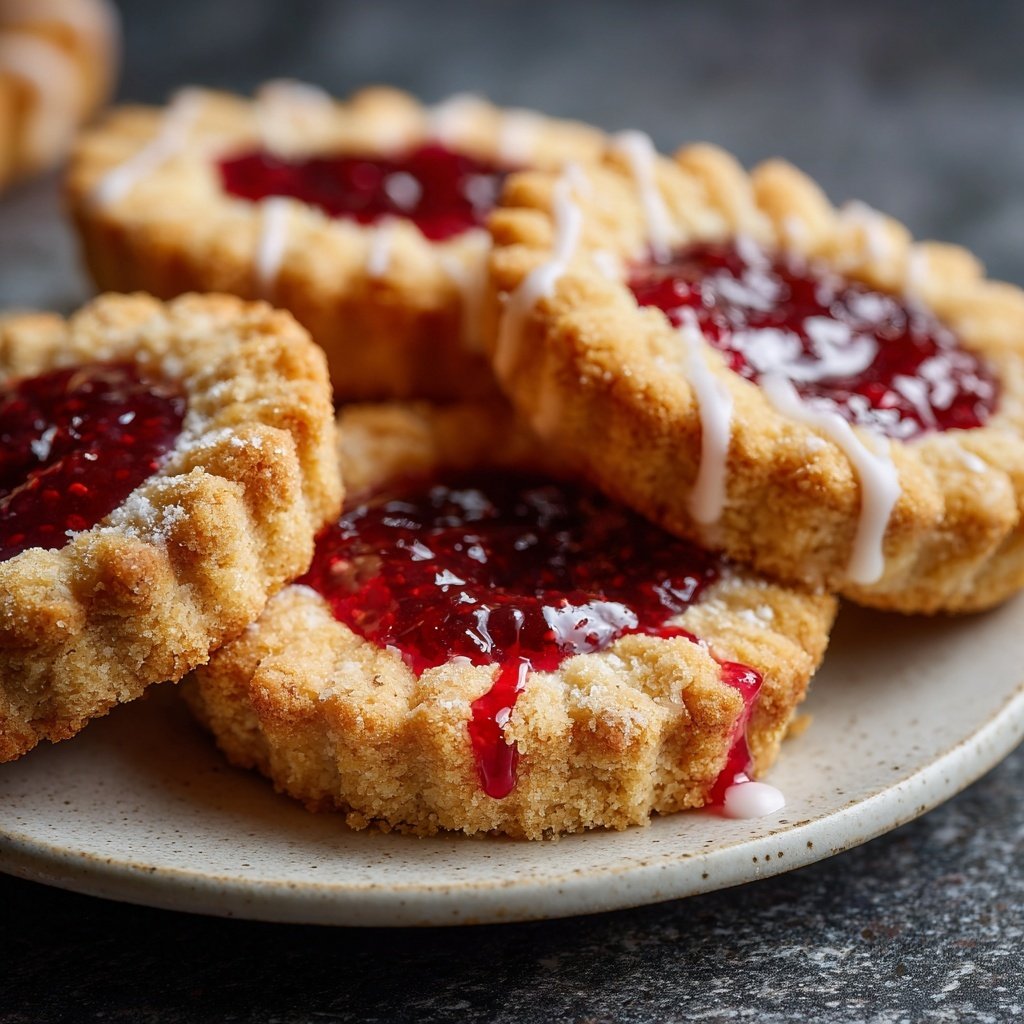 Raspberry Linzer Tarts