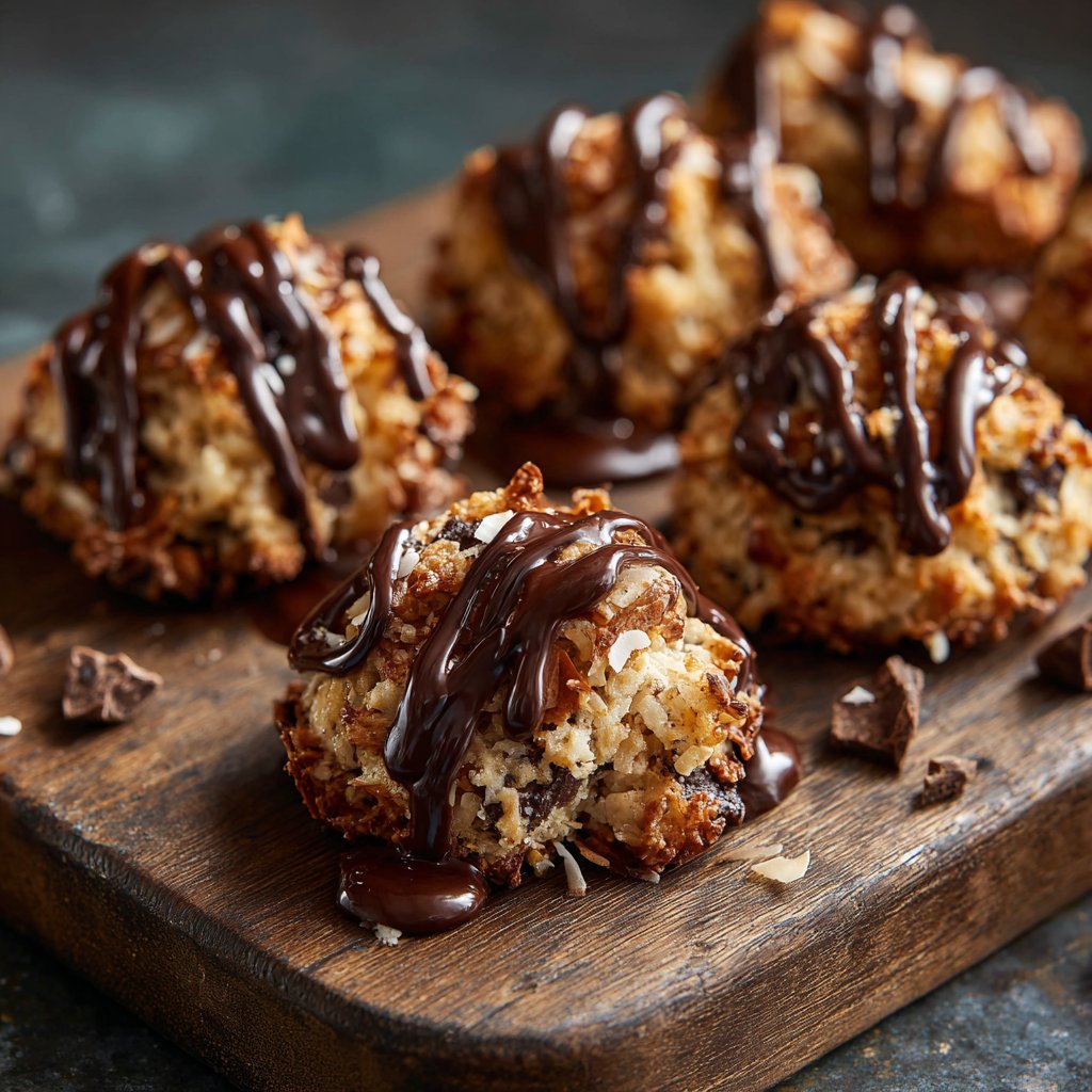 Chocolate Almond Coconut Clusters