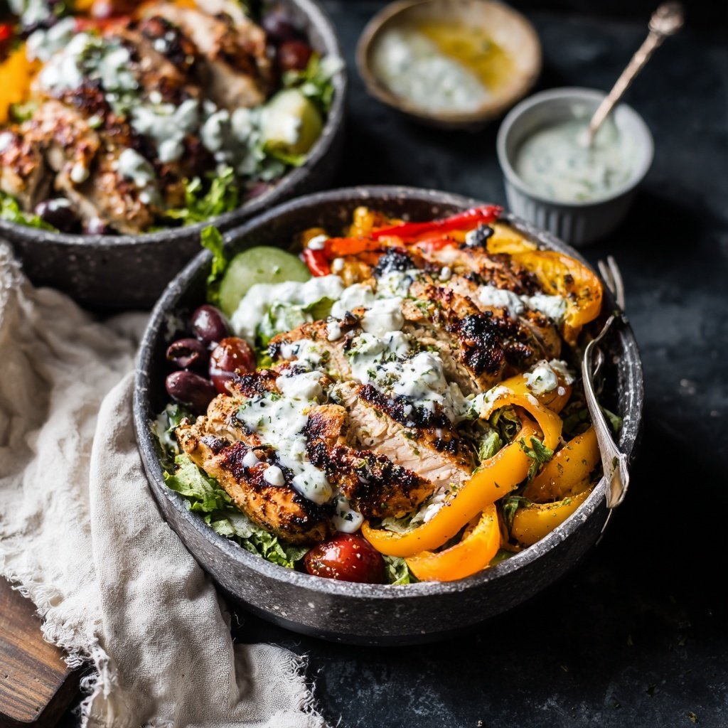 Mediterranean Grilled Chicken Bowl