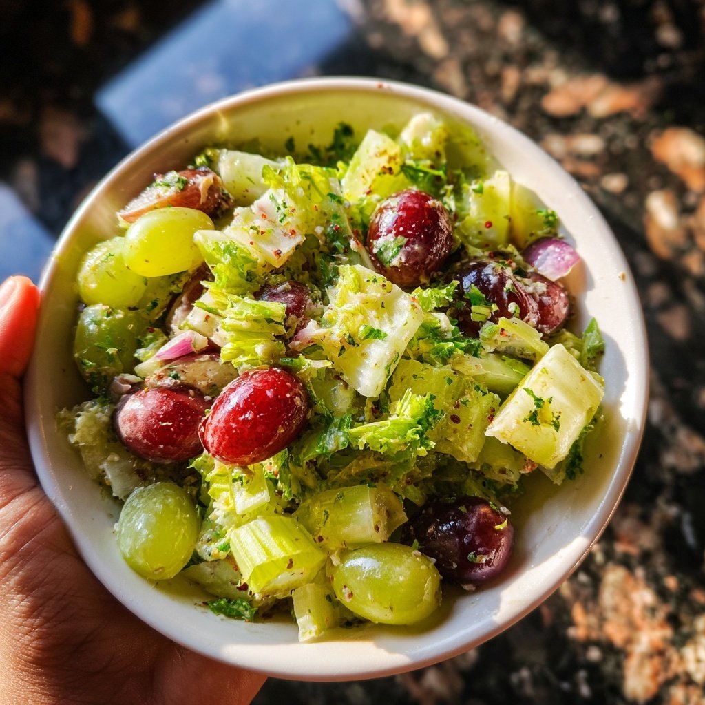 Celery Salad With Grapes