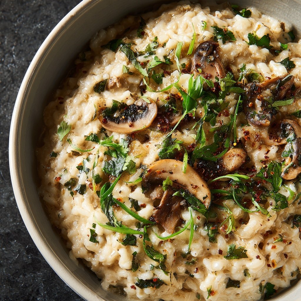 Romantic Mushroom Risotto