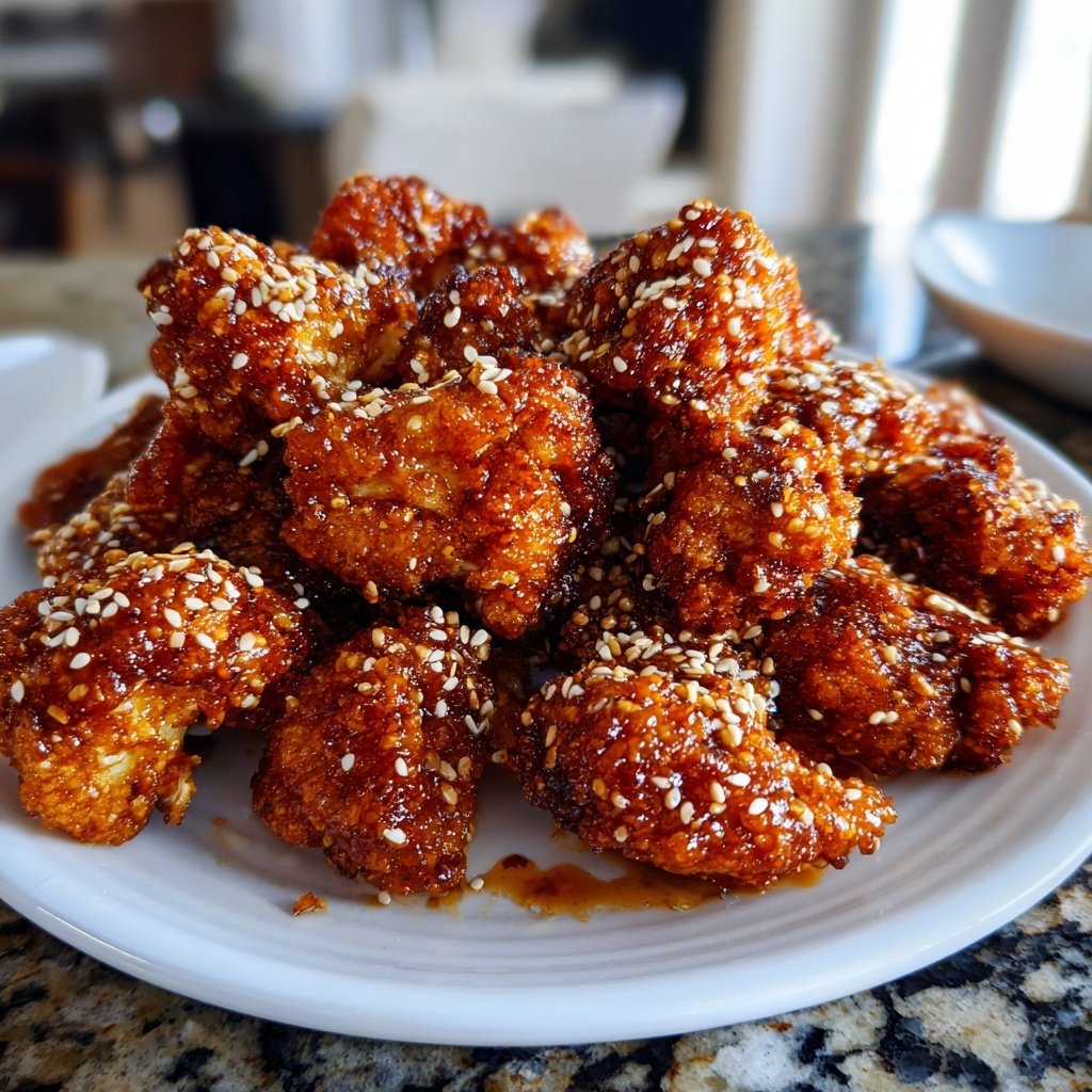 Super Bowl Crispy Cauliflower Wings