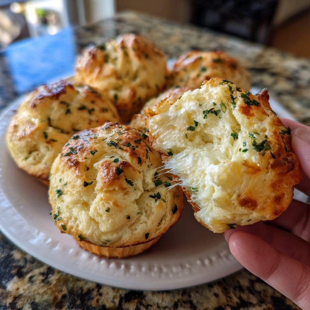Mini Goat Cheese Soufflés