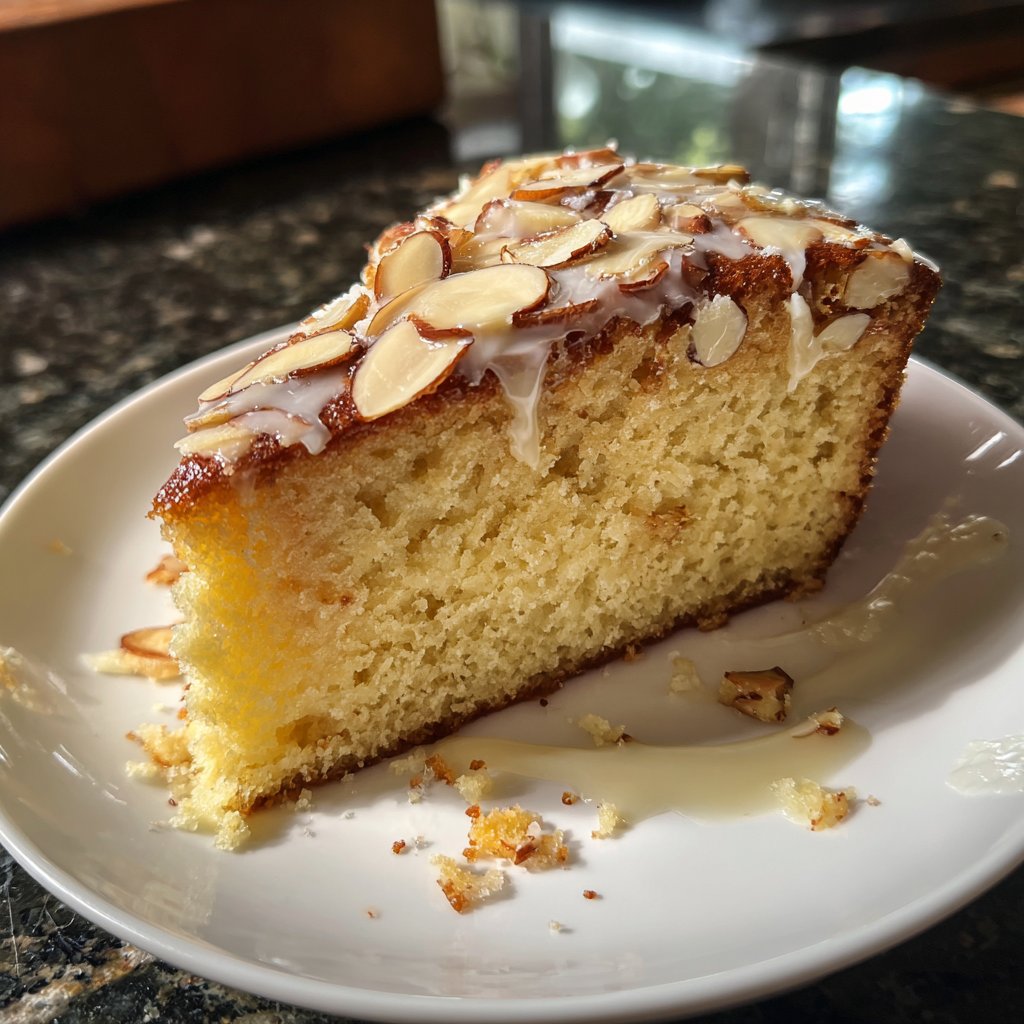 Vanilla Almond Yogurt Cake