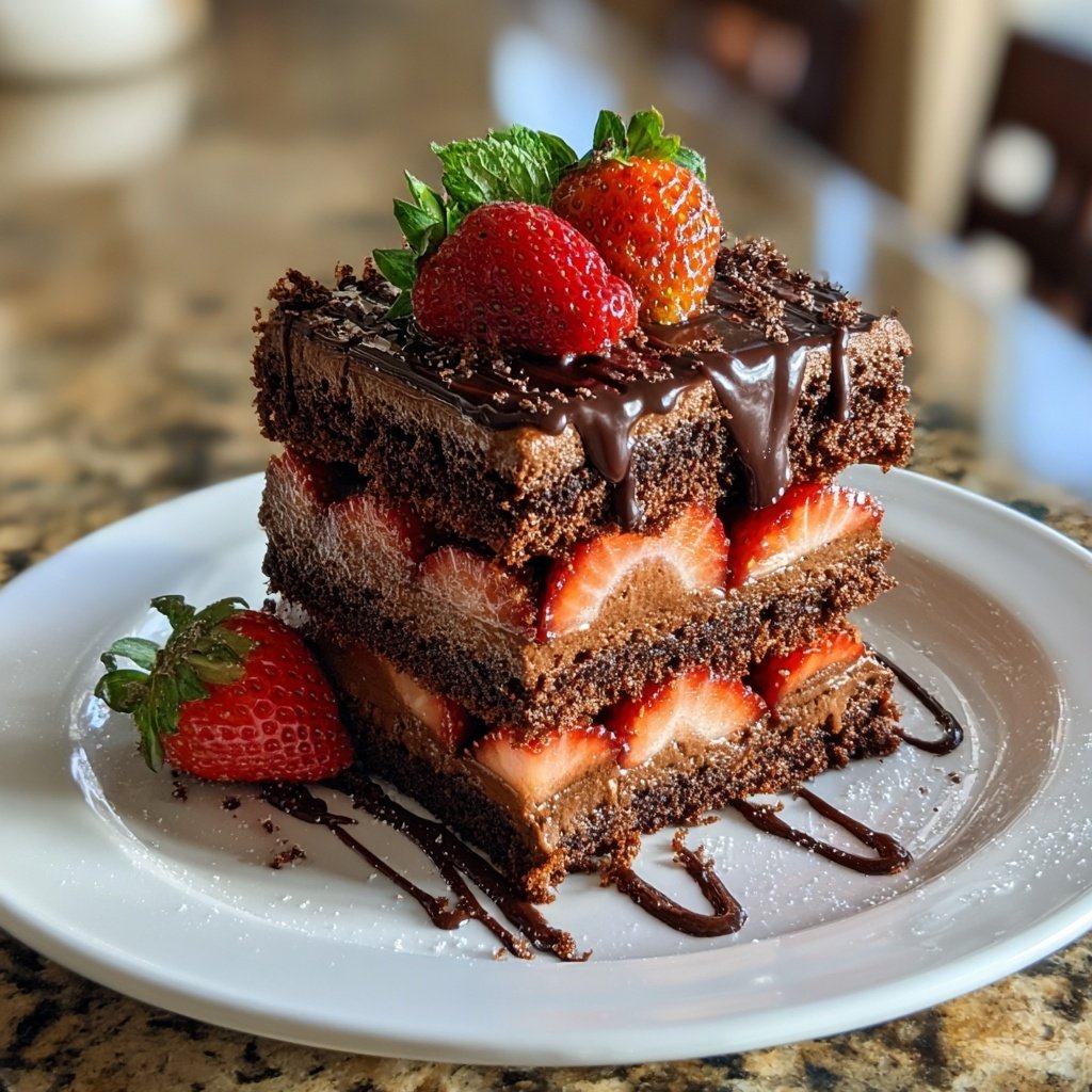 Dubai Chocolate Strawberry Dessert Layers