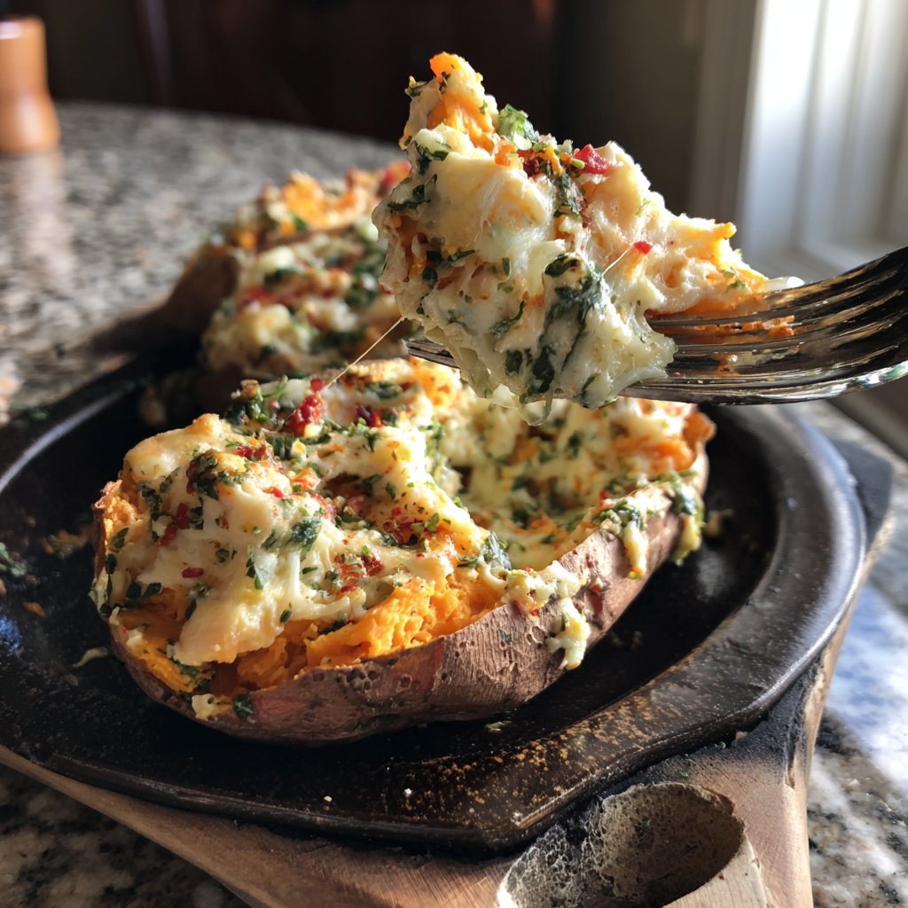 Sunday Stuffed Sweet Potatoes with Herbs
