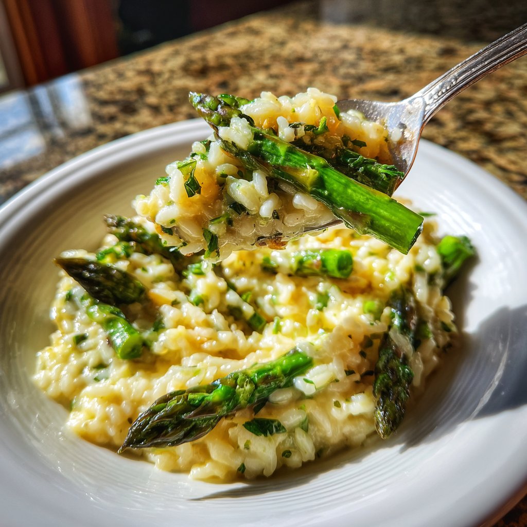 Romantic Asparagus Lemon Risotto